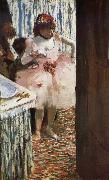 Edgar Degas The actress in the tiring room USA oil painting artist
